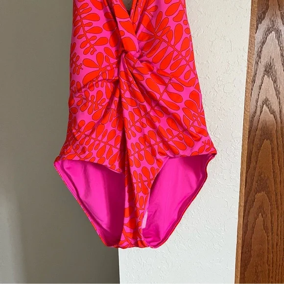 NWT Trina Turk One Piece Trellus Swim Suit Pink Coral 8 - Picture 6 of 12